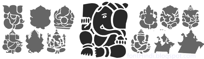 Ganpati Symbolys font