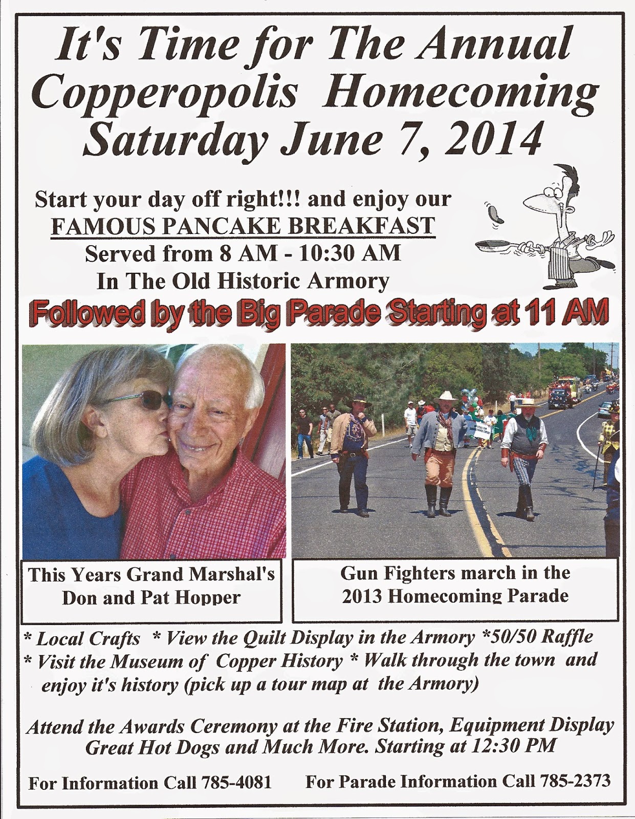 Copper Gazette: Copperopolis Homecoming June 7, 2014