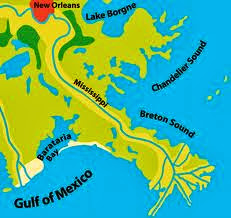 Mississippi delta map