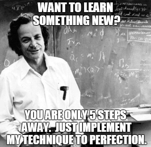 How to use the Feynman method of learning