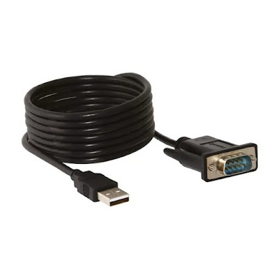 6ft USB 2.0 to Serial DB9 RS-232 Adapter Cable with Thumbscrews