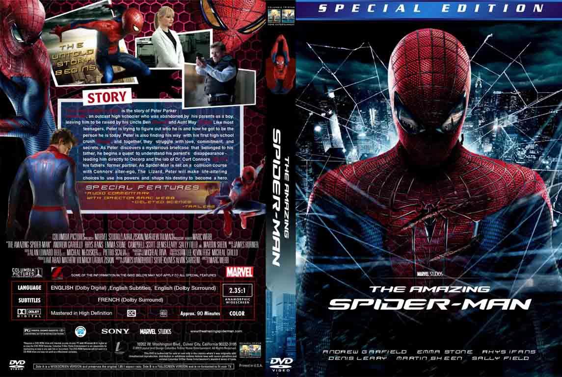 Amazing Spider-Man DVD Cover