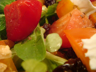 Roasted beet salad with walnut vinaigrette