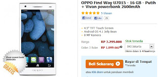 Harga Oppo Find Way U7015 