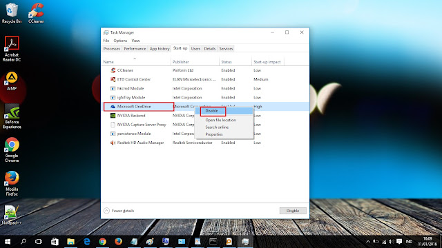 mendisable program windows 10