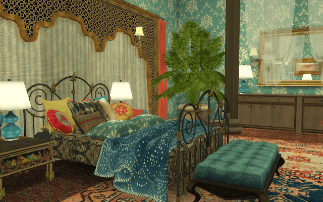 chambre mille et une nuits sims 4