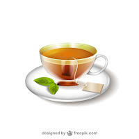 Ilustración de la taza de té