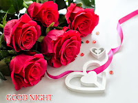good night wallpaper, heart pendant image with beautiful good night wishes