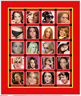 Lindsay Lohan Quilt