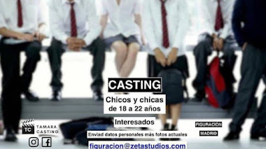 CASTING en MADRID: Se buscan CHICOS y CHICAS de 18 a 22 años para FIGURACIÓN - Netflix