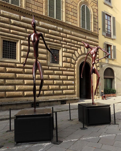 Idra and Merope by Antonio Signorini, Piazza San Firenze, Florence