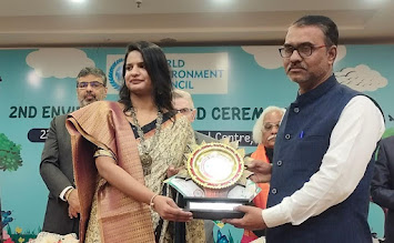 Architect Neha Chopra, CEO New Arch Studio honoured at Environment Awards Ceremony by World Environment Council on 22nd Jan 2023