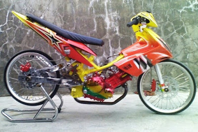 Modifikasi Motor Jupiter MX Drag