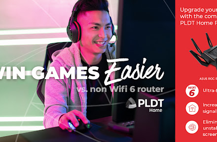 Watch or Win Faster with a PLDT Home Fibr-powered WiFi 6 Gaming Router