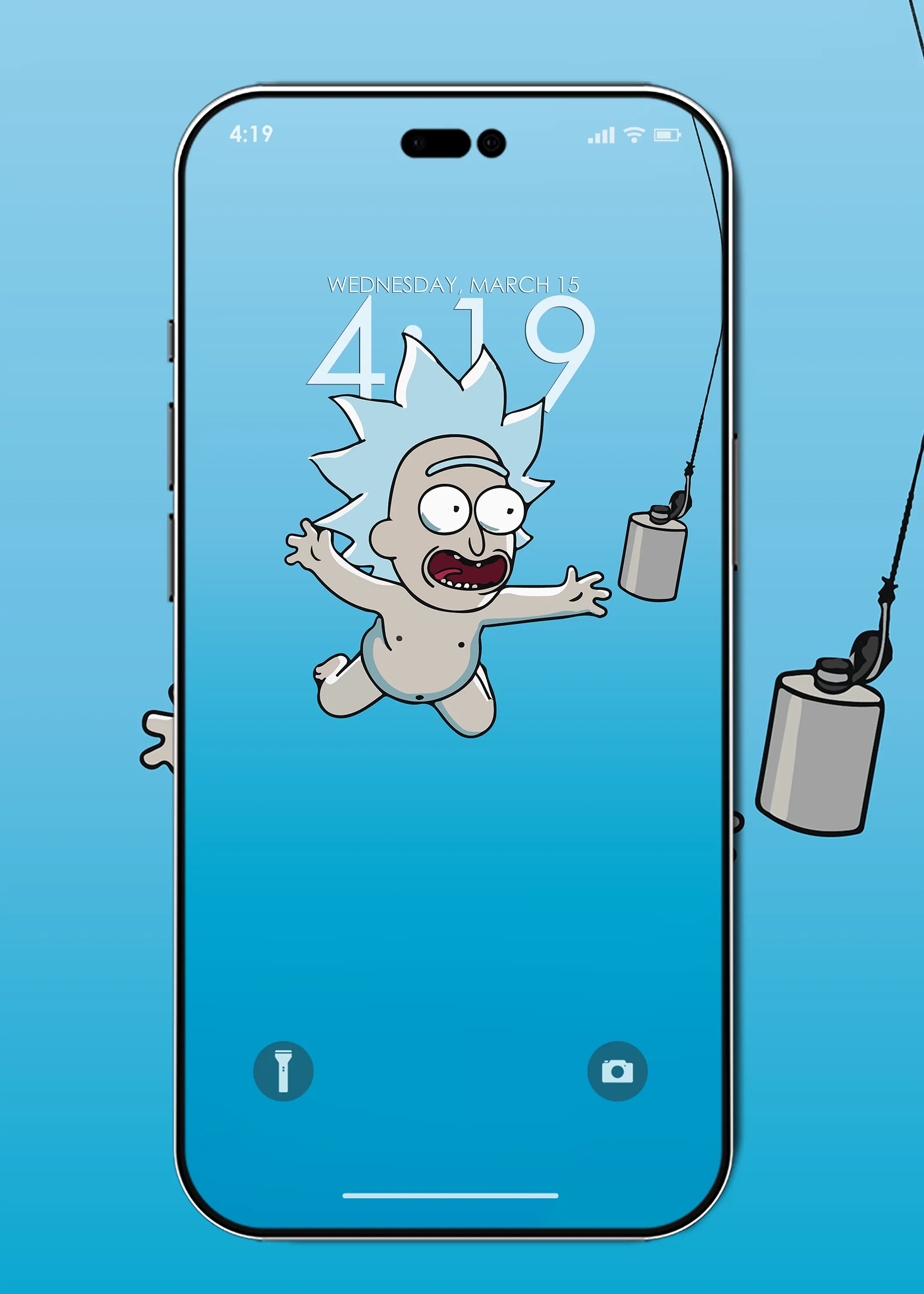 rick naked nevermind wallpaper for ios iphone and android mobile