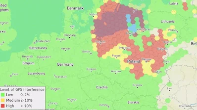 GPS-Signalausfälle in Polen