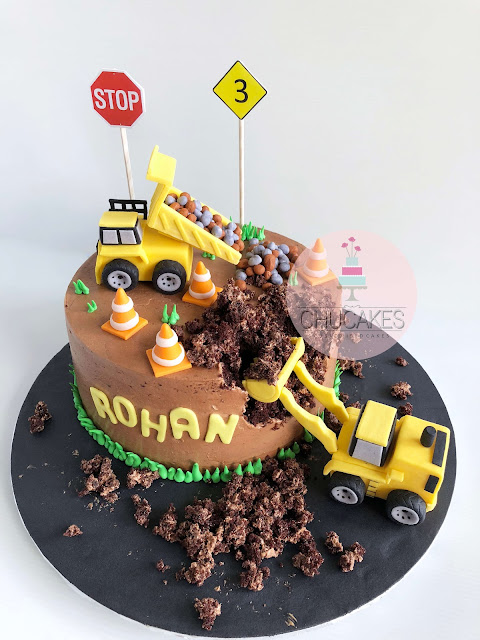 construction cake chucakes singapore excavator