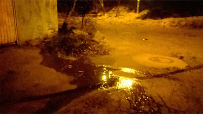 Fuga de agua potable en avenida 0 con calle 2da. esquina en Chapinero de Cúcuta  ☼ CúcutaNOTICIAS