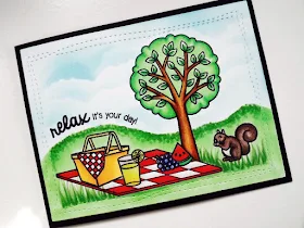 Sunny Studio Stamps:  Summer Picnic Card by Jamie Peters