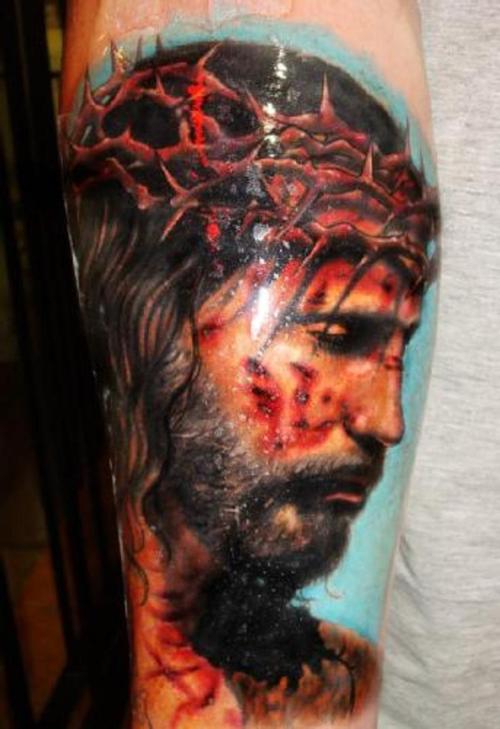 The simplistic beauty of the Jesus cross tattoo is why it is so popular 