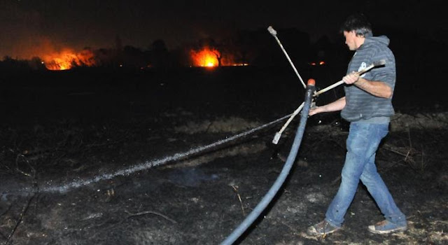 MIRA LAS IMÁGENES DEL INCENDIO EN EL PREDIO DE BELGRANO DE CORDOBA