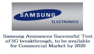 South Korean based Samsung Electronics announced that it had tested ultra fast 5th generation (5G) wireless technology that would surely lead its users to enjoy unbelievable download speed.