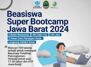 Buruan Daftar! Beasiswa Super Bootcamp Jawa Barat 2024 untuk Warga Ber-KTP Jawa Barat