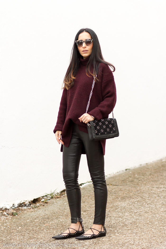 Blogger moda de Valencia con ideas looks comodos para diario con zapatos planos