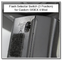 CP1015: Flash Selector Switch (3 position) Closeup