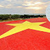 Lá cờ Tổ quốc lớn nhất việt nam từ 310.000 viên gốm Mosaic