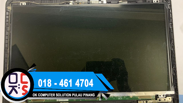 SOLVED : KEDAI LAPTOP JURU | ASUS A556U | LINE HORIZONTAL SCREEN  | NEW SCREEN REPLACEMENT