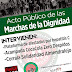 Presentación en Mérida de las Marchas de la Dignidad 2015.