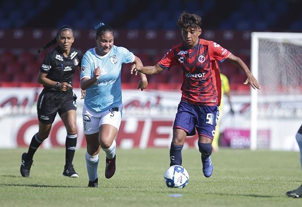 Las Tiburonas Rojas de Veracruz y Gallos Femenil empataron a dos goles