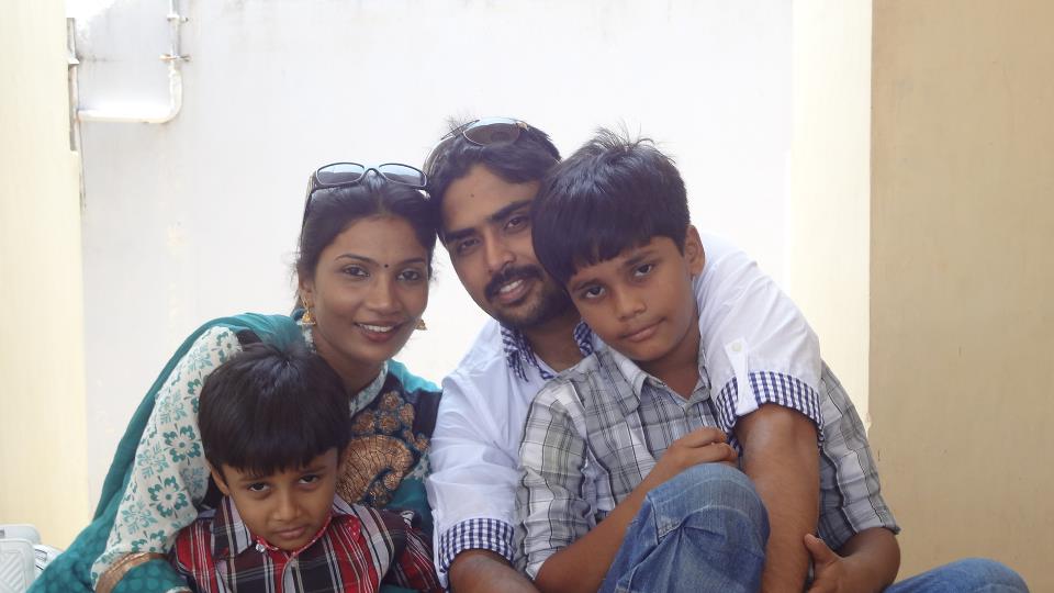 Tamil Actor Dhanush Elder Sister Vimala Geetha with Husband Phani Babu & Kids Sons | Tamil Actor Dhanush Elder Sisters Vimala Geetha & Karthika Photos | Family Photos | Real-Life Photos