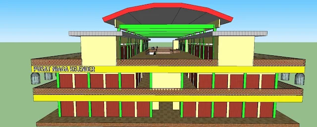 Site Plan Sentra Komersial