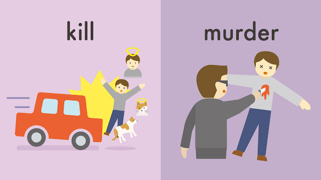 kill と murder の違い