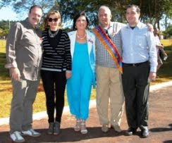 Dr. Paulo Siufi, autor do projeto, Zeina, Sônia, Jorge e Leandro Puxian
