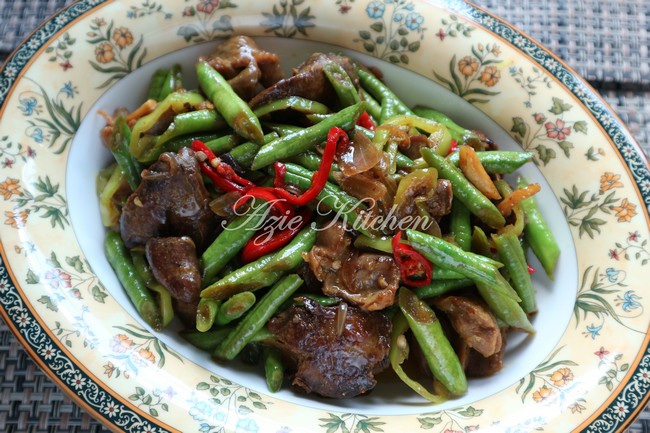 Resepi Ayam Goreng Kacang Panjang - Surat Rasmi G