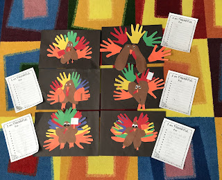 student hand and foot turkeys 