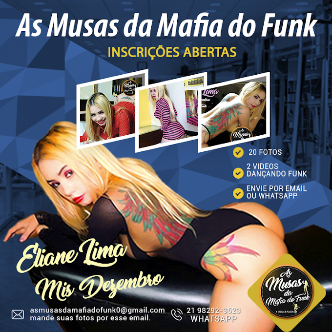 Eliane Lima musa da mafia do funk Miss dezembro 