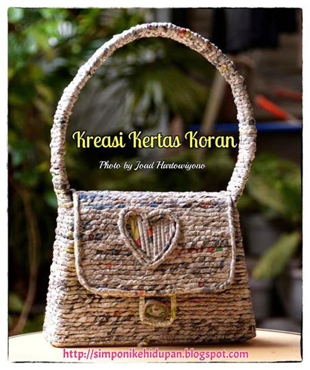 Mas Res Tas Love Handmade Kerajinan  Tangan Kreasi Daur  