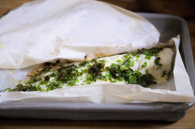 Horneado del Bacalao en Papillote