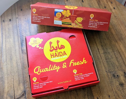 Branded boxes for takeout