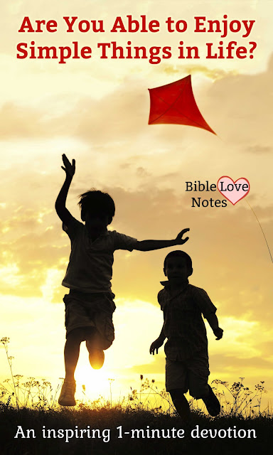 Sometimes being childlike is a good thing. This 1-minute devotion explains why.