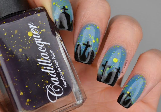 Cadillacquer Halloween 2021 Crepuscle Thermal Nail Polish Swatch