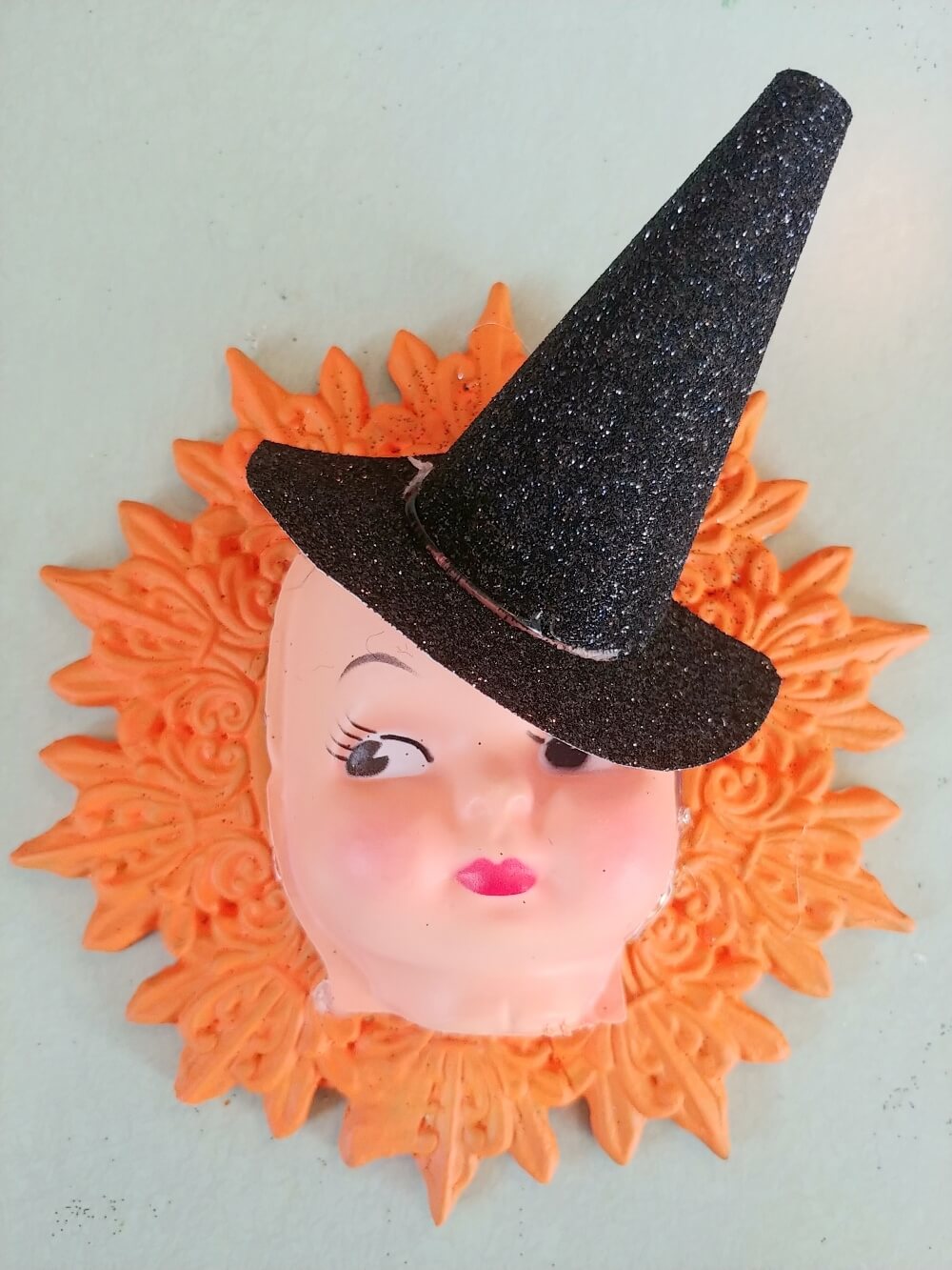 Vintage-Style Halloween Witch