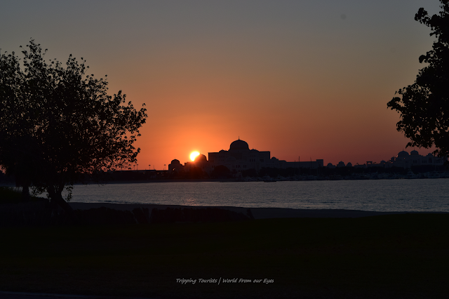 Sunset Behind the Presidential Palace