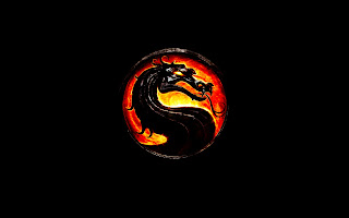 Mortal Combat Dragon Logo Flaming Circle HD Wallpaper