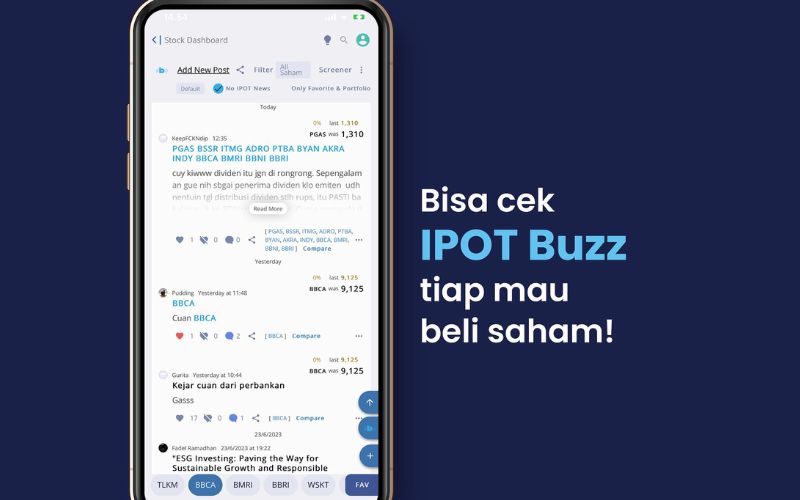 Fitur IPOT Buzz