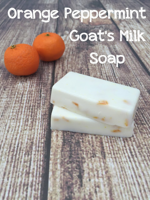 Orange Peppermint Goat's Milk Soap DIY